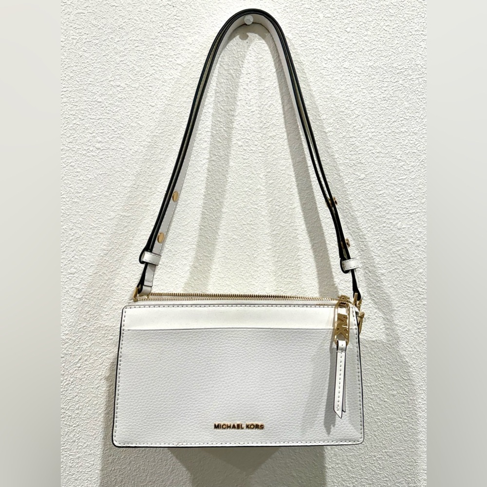 Michael Kors Empire Large Leather Convertible Crossbody Bag NWT - Picture 4 of 10